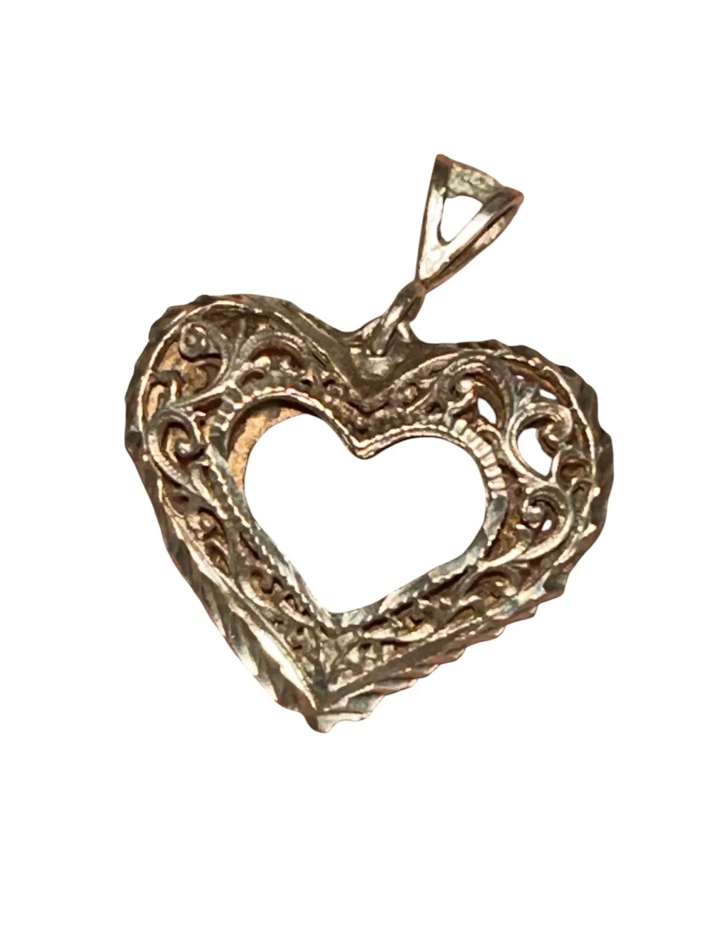 Sterling Silver Heart Pendant Necklace‎ - Silver Heart Jewelry